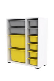 Hanah Home Zen 2D2K6U - Blanco, Gris, Amarillo
